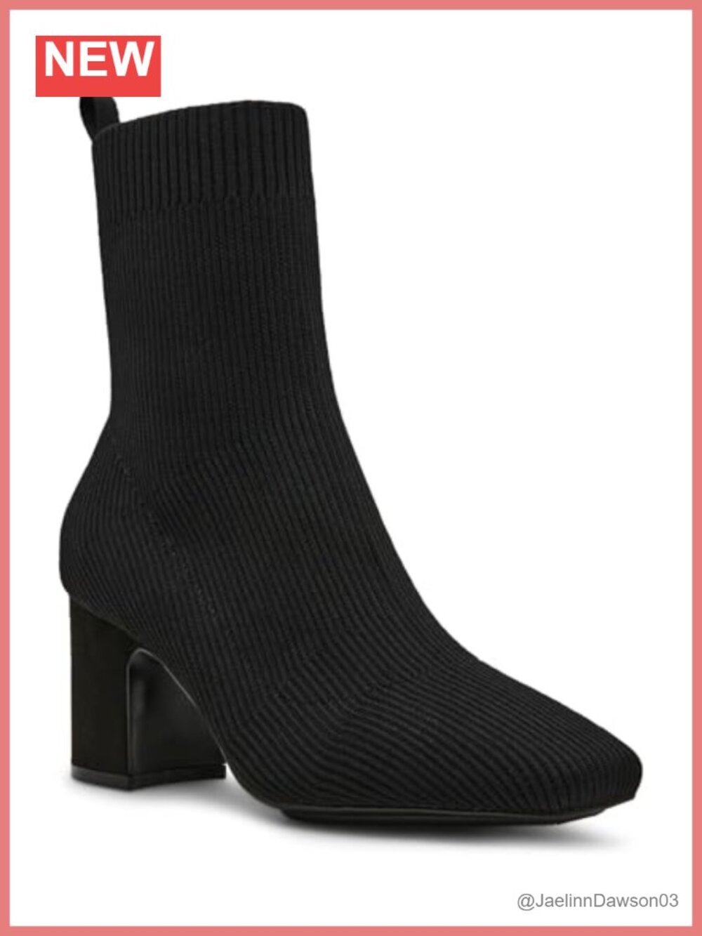 Women's Ankle Boots Block Heel Pointed Toe Faux Leather Nylon